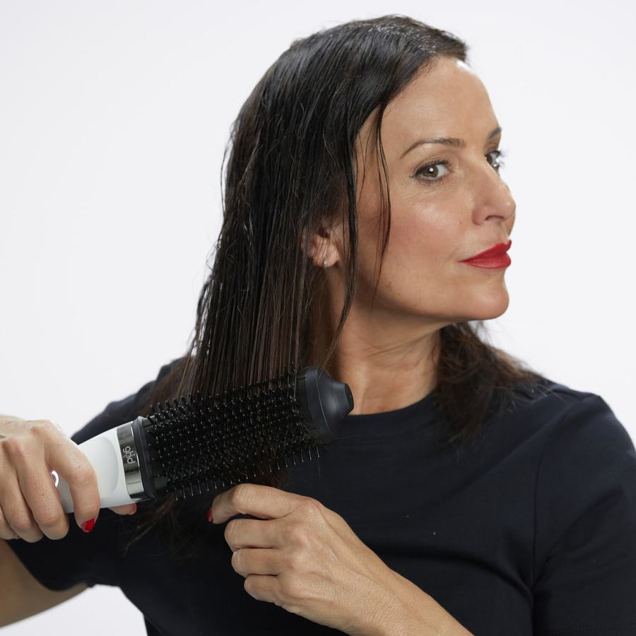 ghd Duet Blow Dry 2 in 1 Hair Dryer Brush White