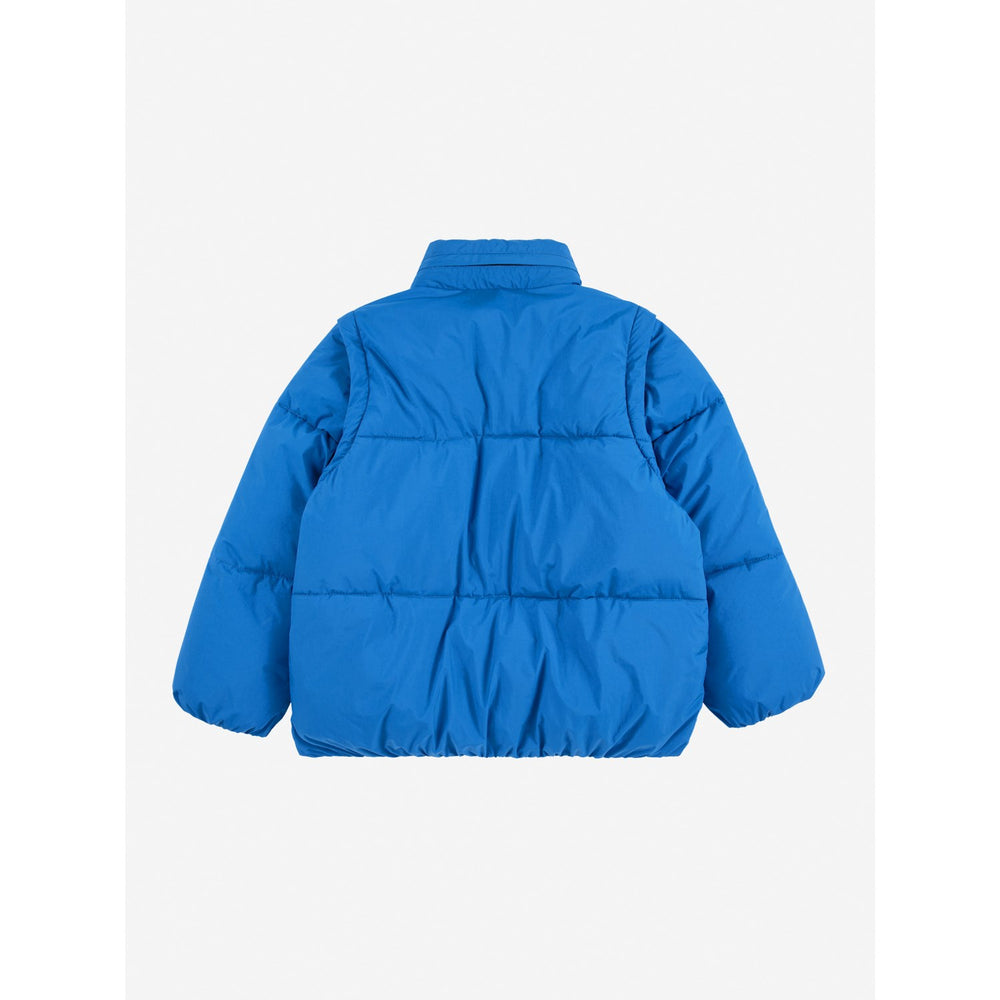 Køb Bobo Choses Blue Tic Tac Toe Vatteret Anorak