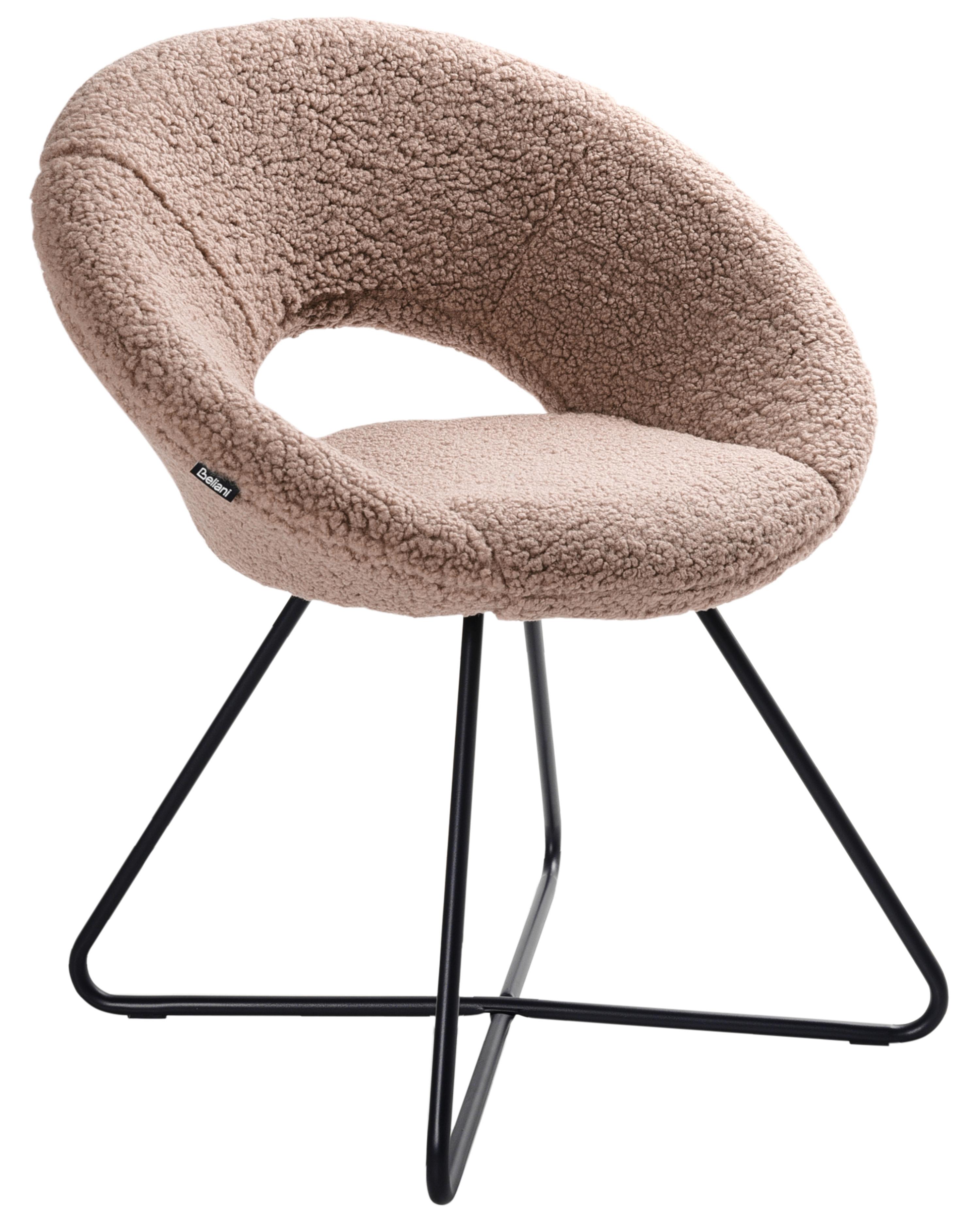 Eetkamerstoel RACHEL Bouclé Taupe
