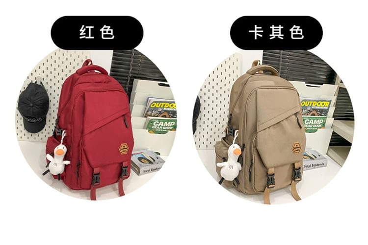 EAVALURE - Bijpassende nylon rugzak/tasbedel/set met gesp