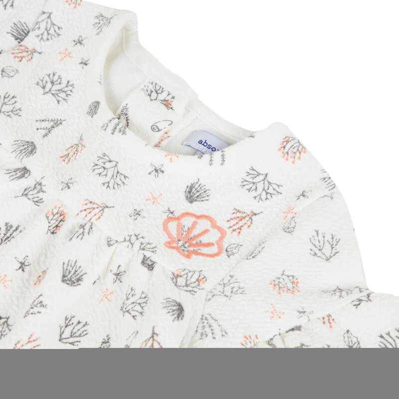 Robe écrue à imprimé fonds marins bébé fille Absorba Aucune nuance