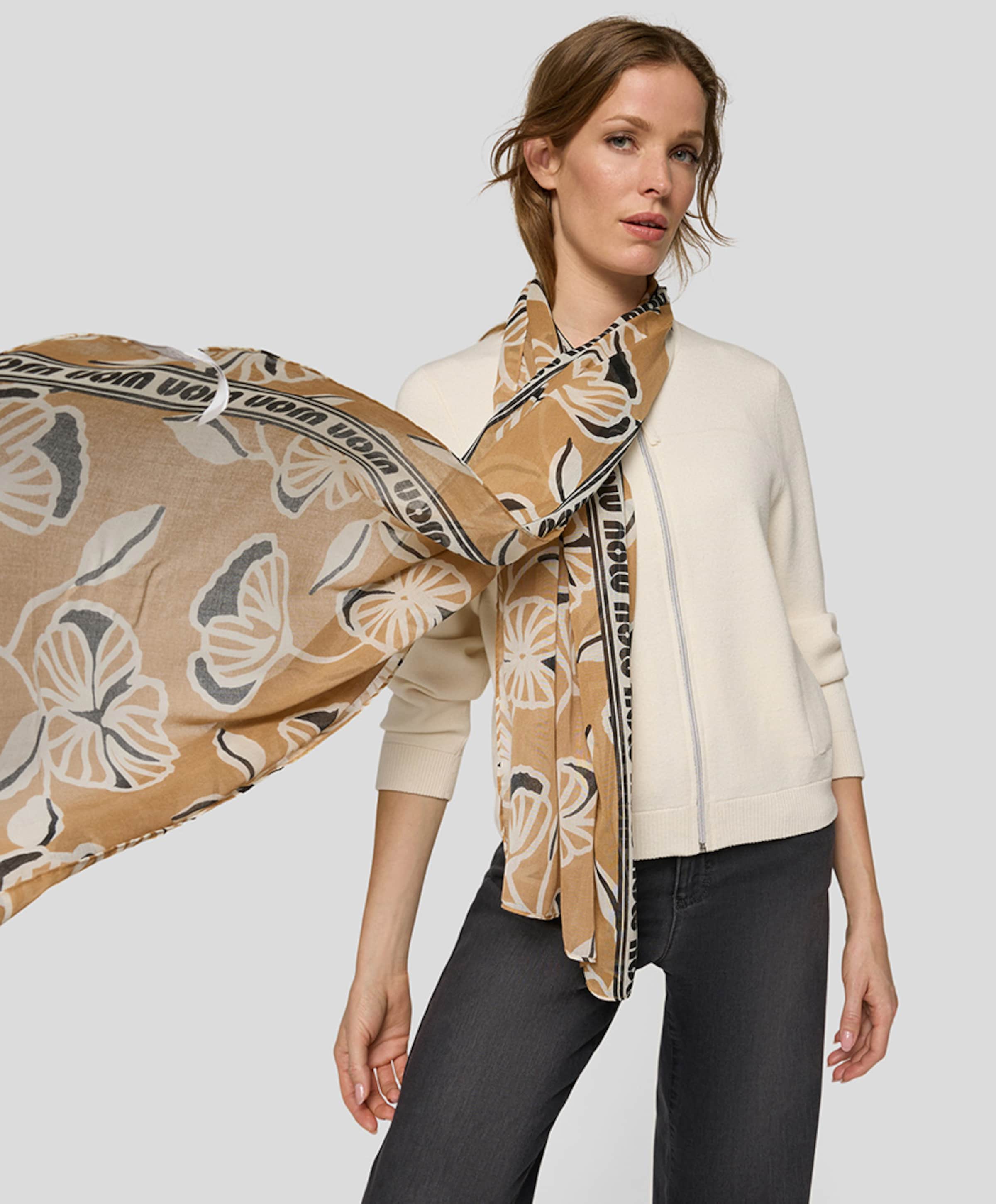 Rabe Dames sjaal beige
