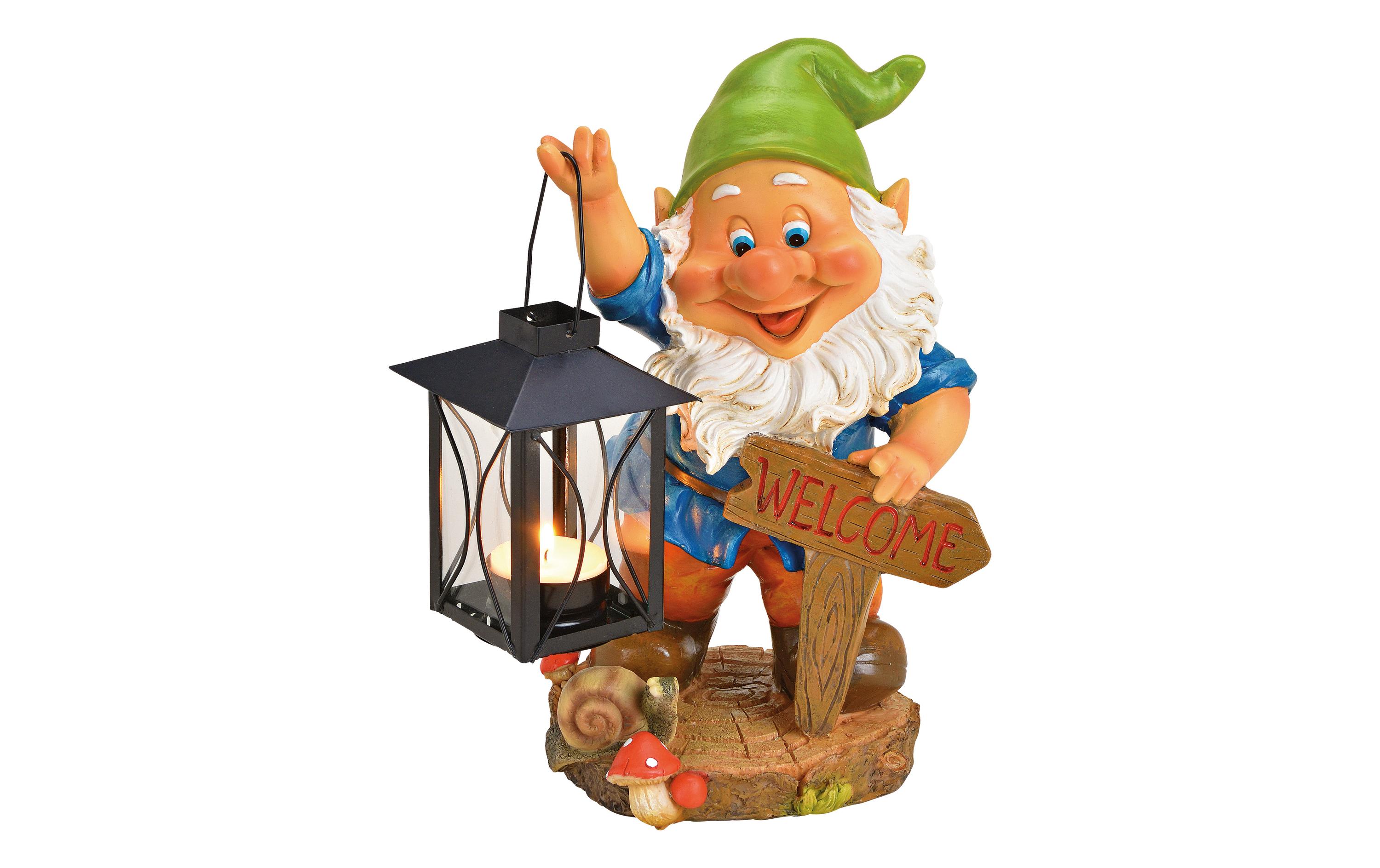 Dekofigur Gartenzwerg 20 x 26 x 15 cmGartenfigur