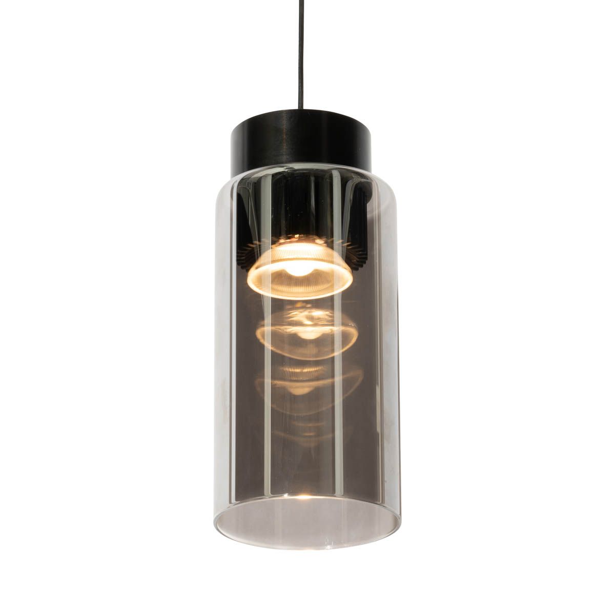 Moderne hanglamp zwart voor railsysteem 1-fase incl. LED - Magnetic Vance
