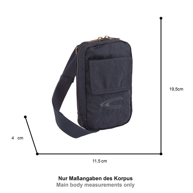 camel active Umhängetasche »Journey« aus leichtem robusten Nylon, funktional perfekt für alle Lebenslagen