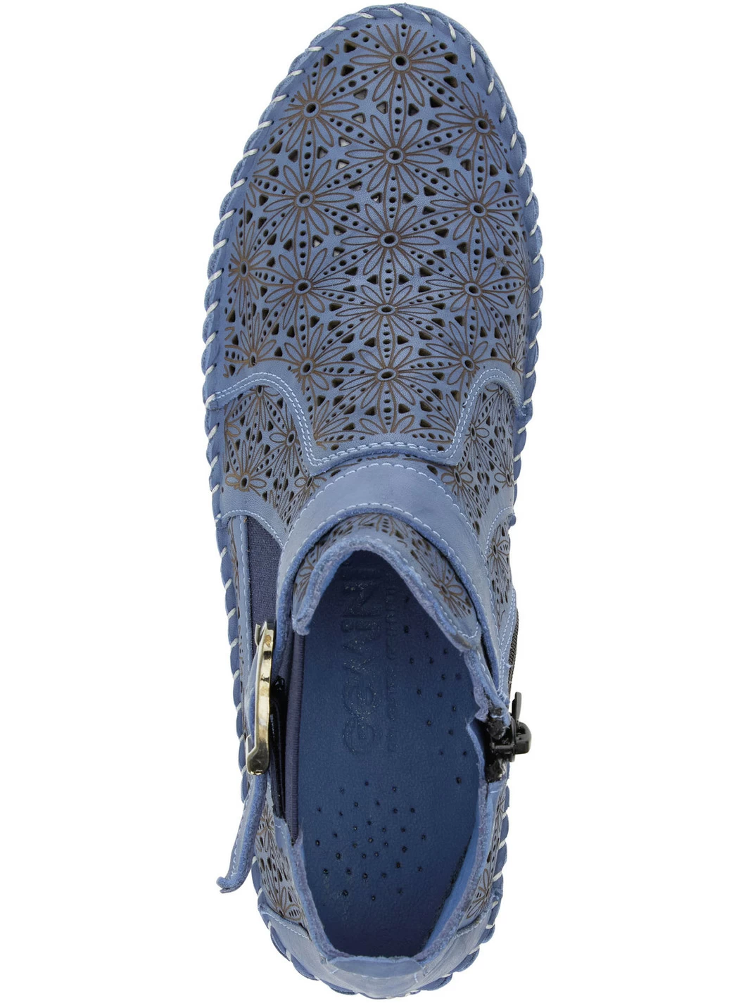 Gemini Mokassin-Stiefelette mit verstellbarer Zierspange