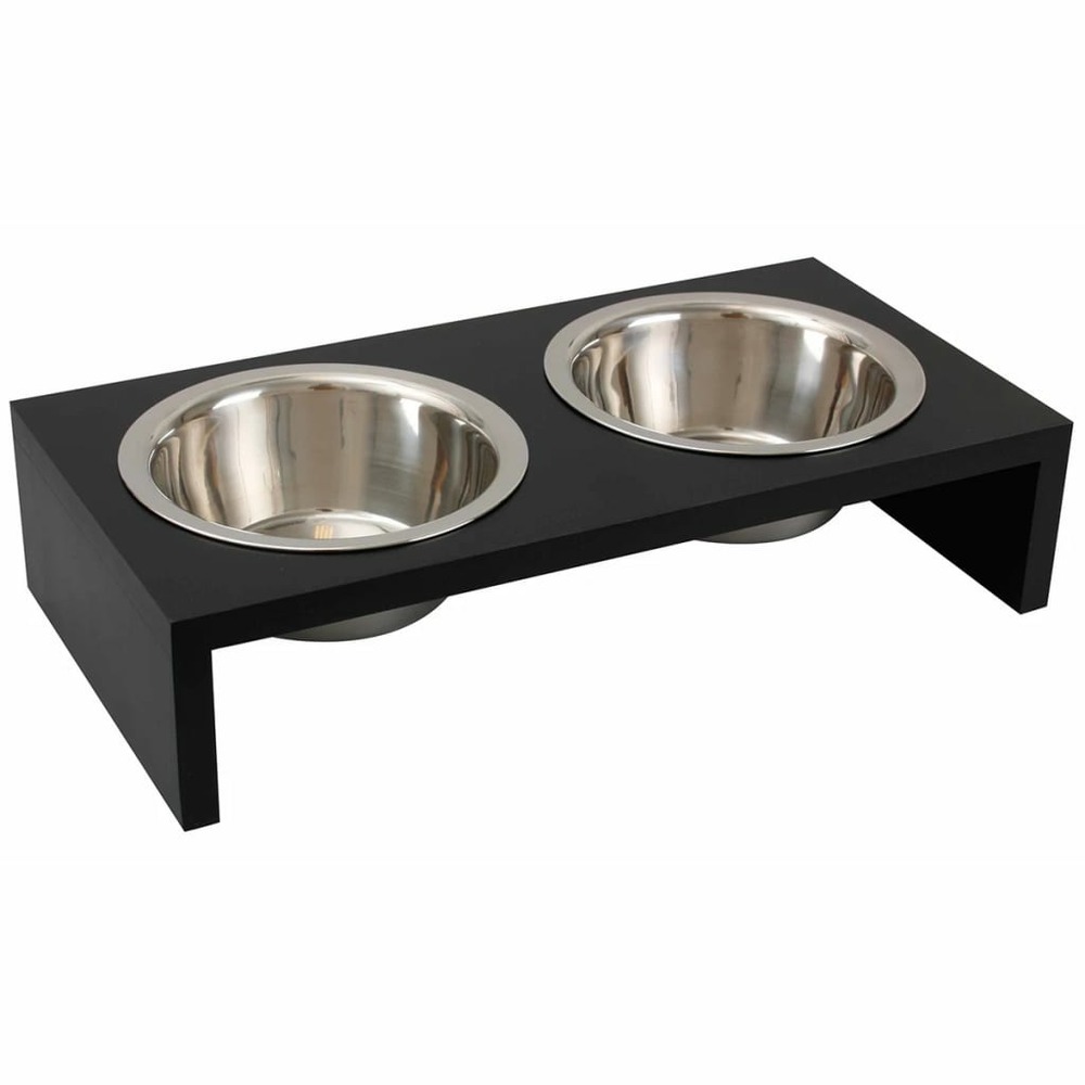 Bol d'alimentation double kobushi anthracite 2x650 ml 1031113