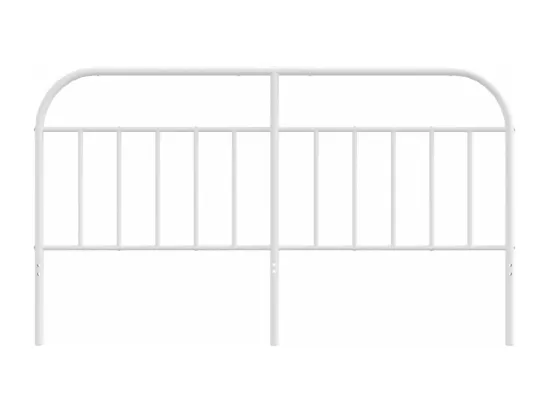 Tête de lit métal blanc 160 cm