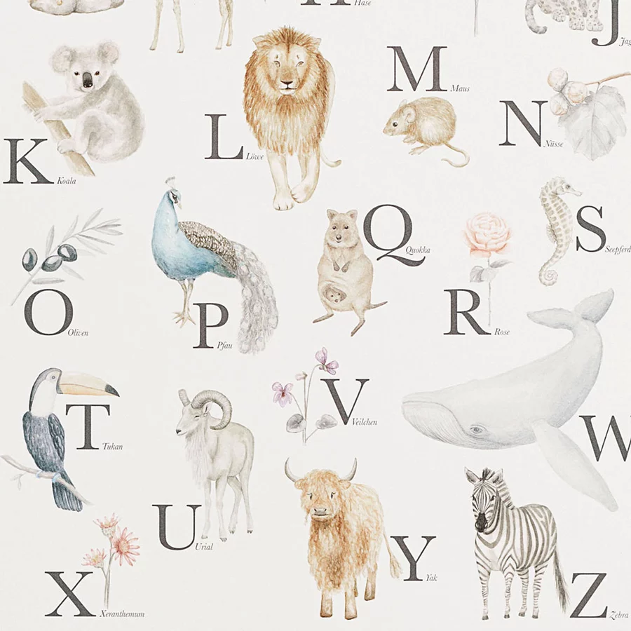 Cam Cam® COPENHAGEN Alphabet Poster Tiere & Pflanzen