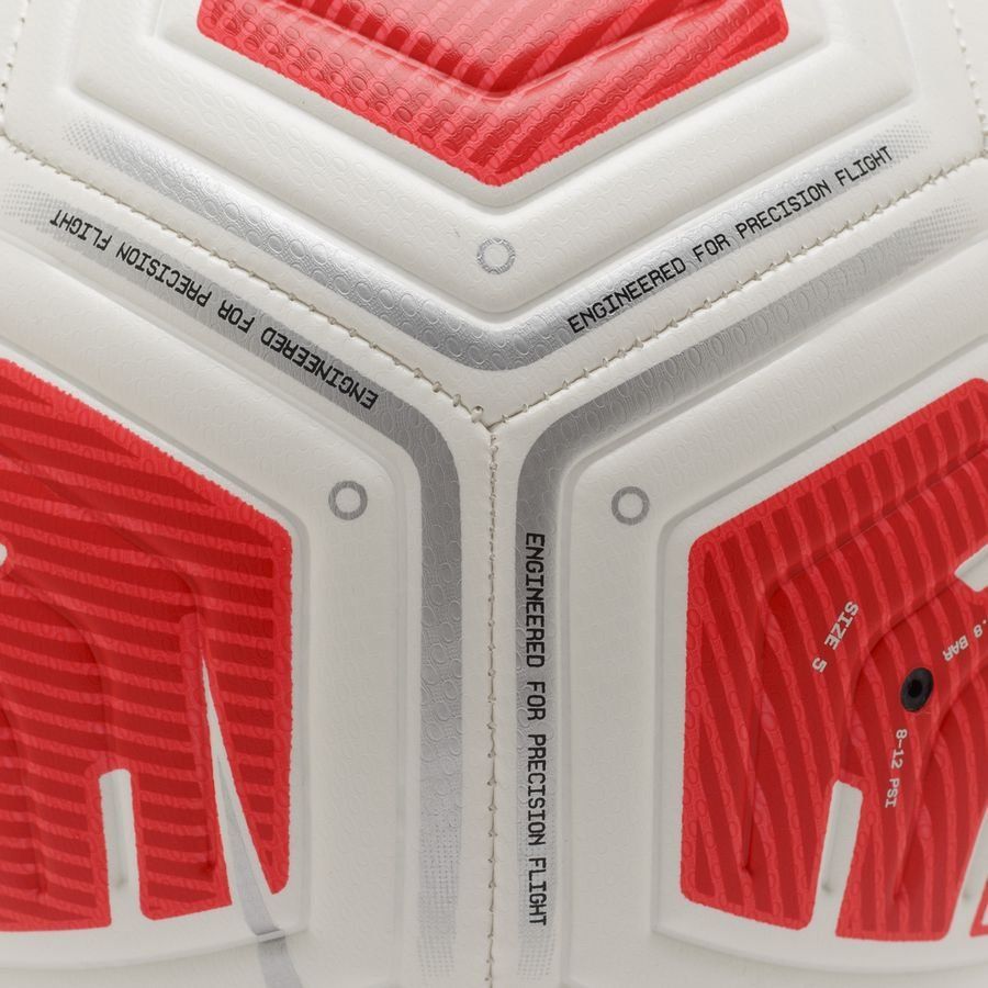 Nike Ballon Strike Team 290G - Blanc/Rouge/Argenté