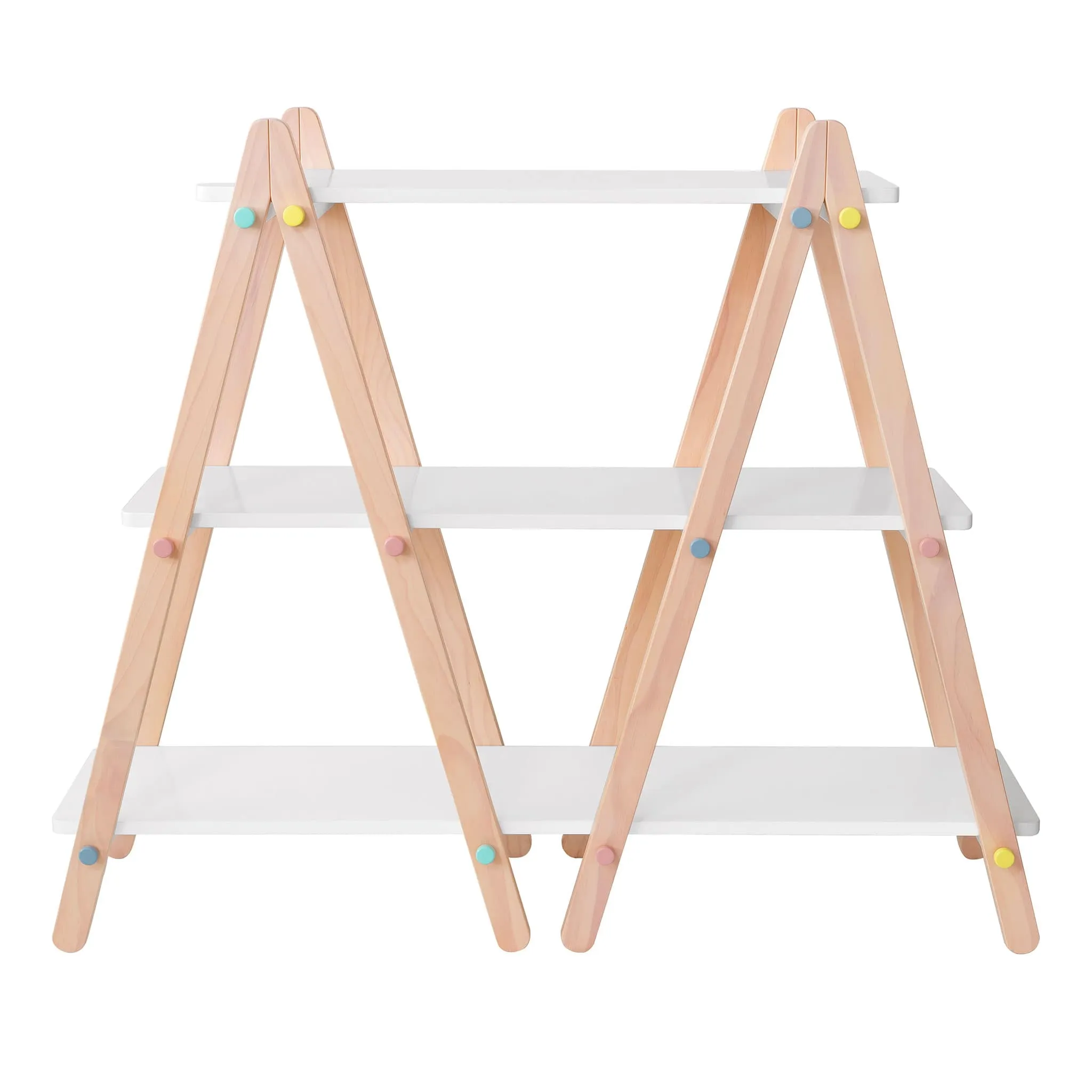 Babyletto Bibliothèque Dotti - Blanc  Naturel lavé