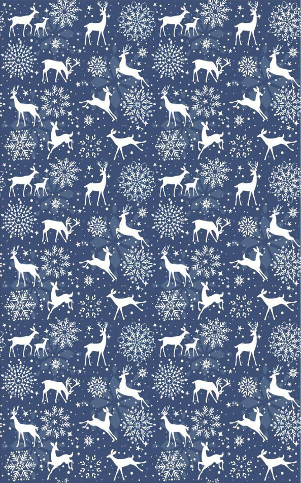 Mani Textile TPS_RENN_BLE - Tapis d'intérieur Noel