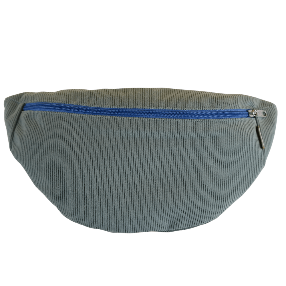 Sac Banane Velours Côtelé Vert Lagon