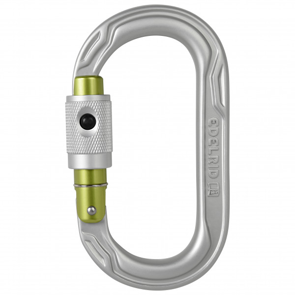 Edelrid - Oval Power 2500 Permalock - Mousqueton à verrouillage