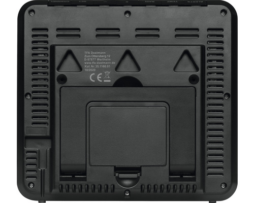 RAIN PRO TFA draadloos weerstation, zwart
