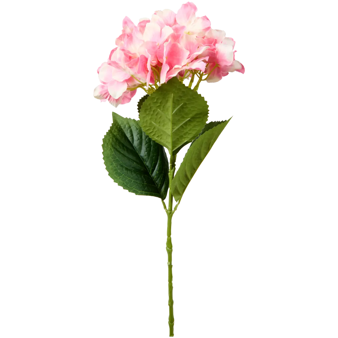 Hortensia artificiel sur tige
