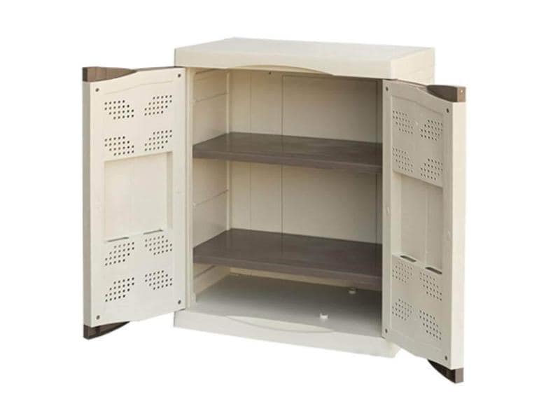 Art Plast Gartenschrank Beige Kunststoffschrank für den Garten, beige