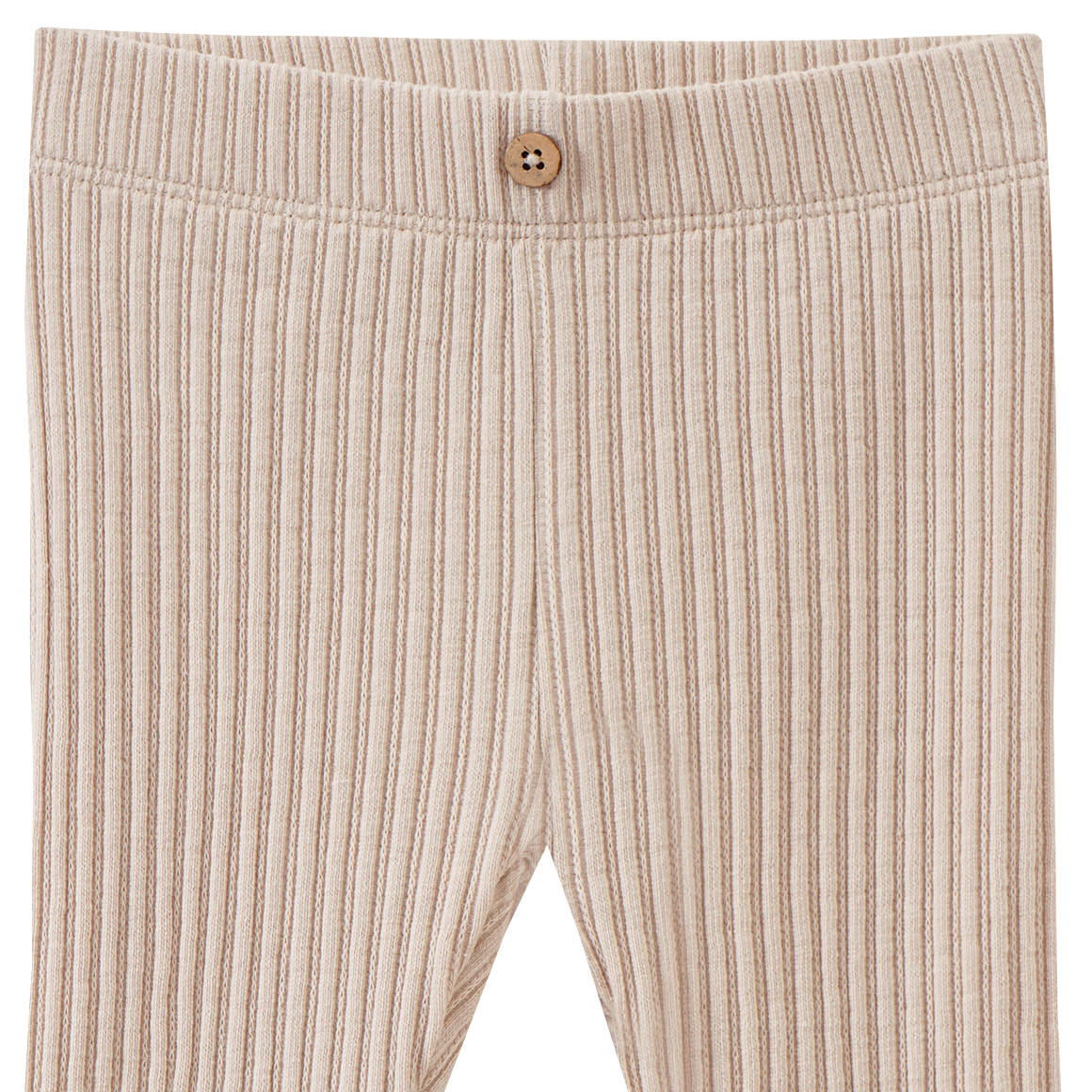 Topomini Baby Leggings mit Rippstruktur beige