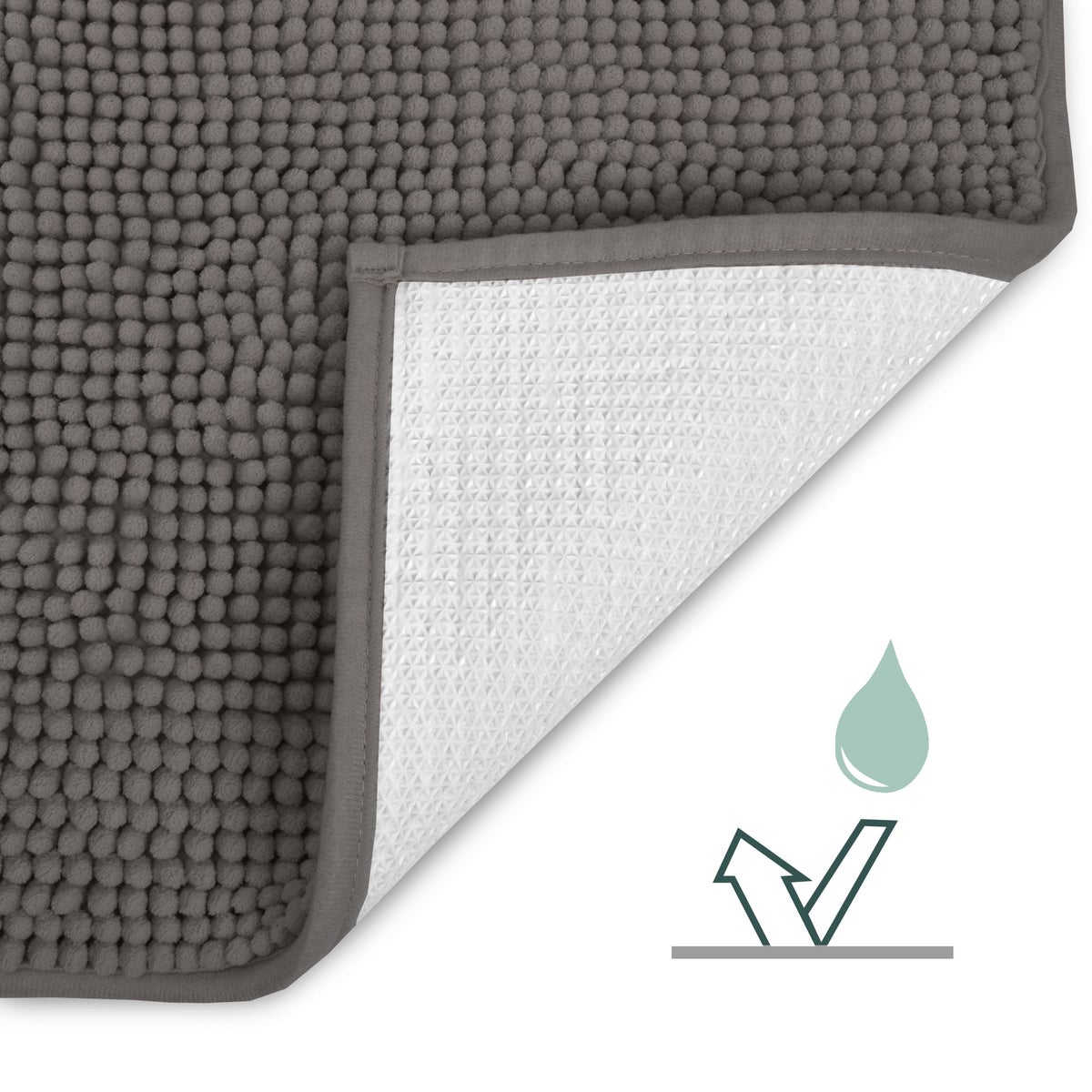 Beautissu BeauMare WR Deurmat 50x50cm Antraciet