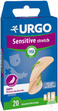 Urgo Sensitive 20 Pansements Stretch