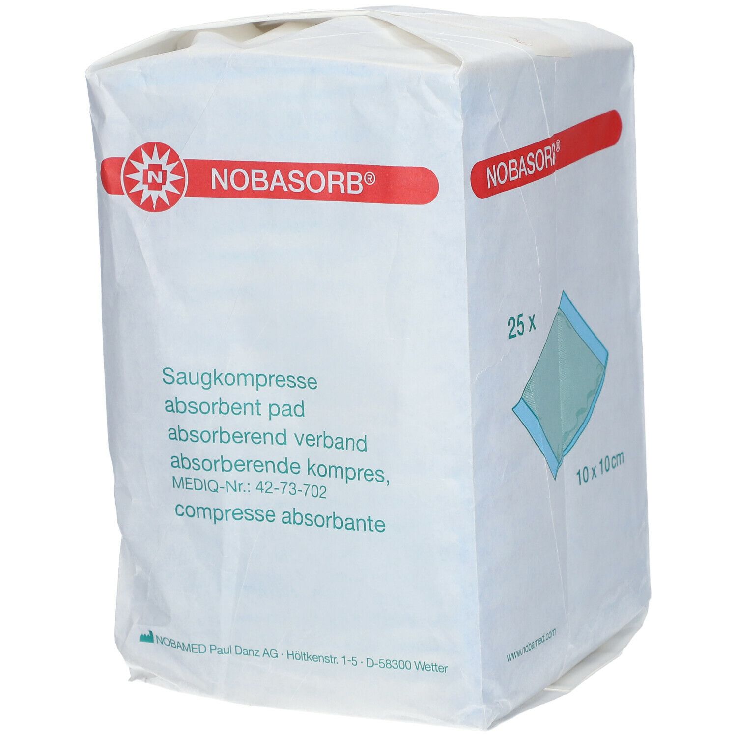 NOBASORB® Saugkompressen 10 x 10 cm