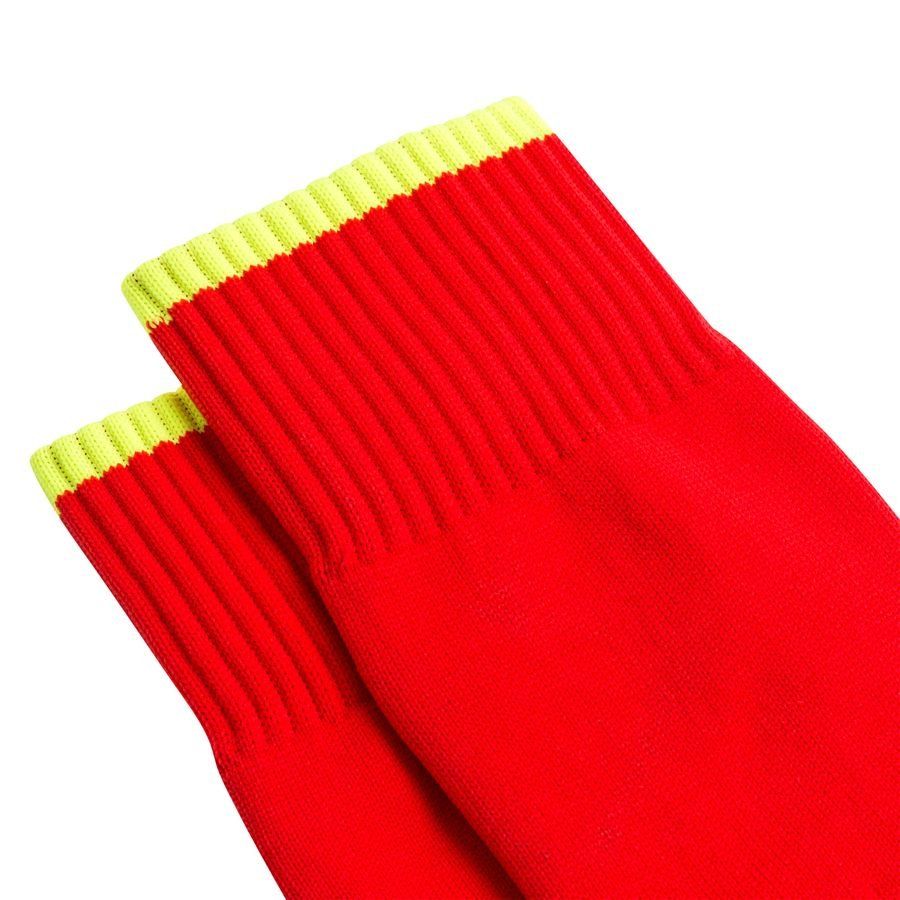Diadora Chaussettes d'arbitre Copenhagen - Rouge/Jaune Fluo