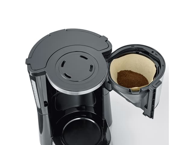 Severin Kaffemaskine 10 kopper 1000 watt Stål/Sort
