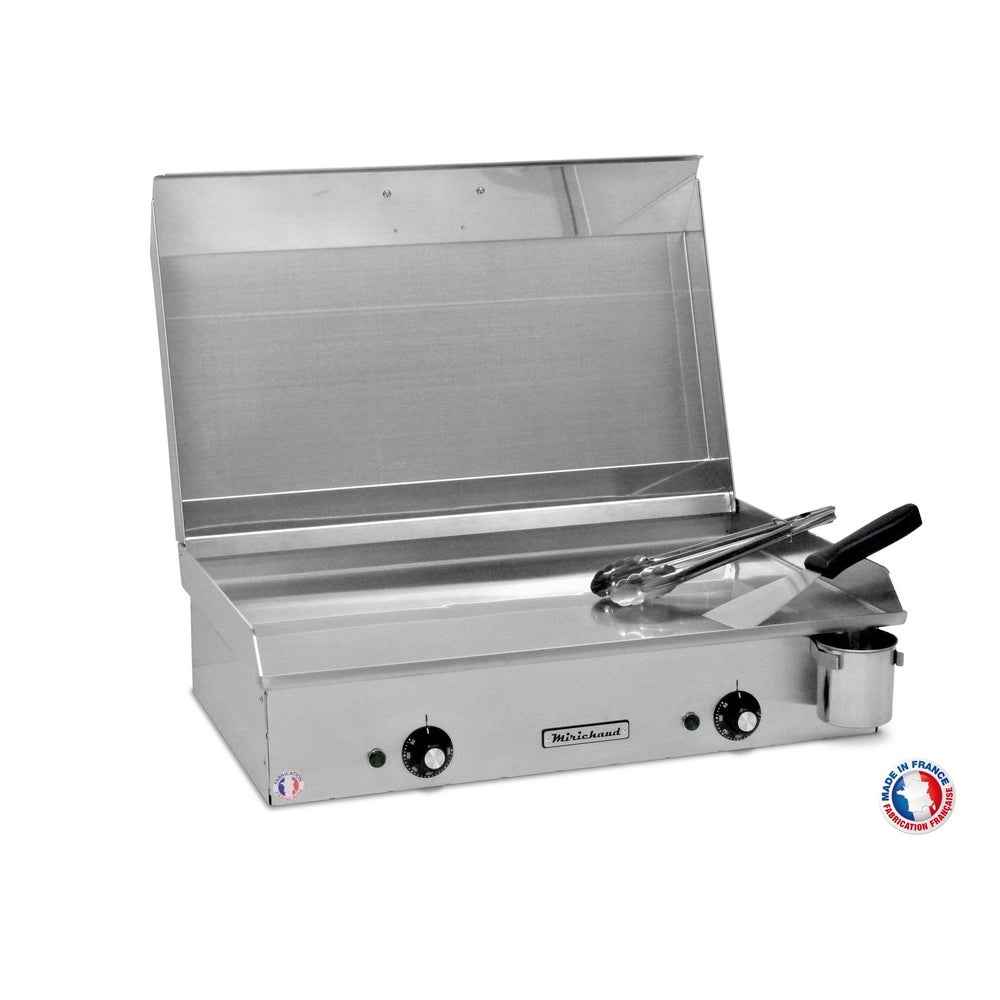 Plancha électrique Néo E650 - 2400W + Couvercle + 2 ustensiles Plancha