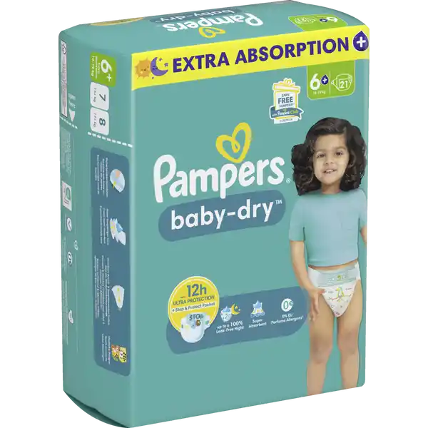 baby-dry Windeln Gr.6+ Extra Large 14-19kg Single Pack
