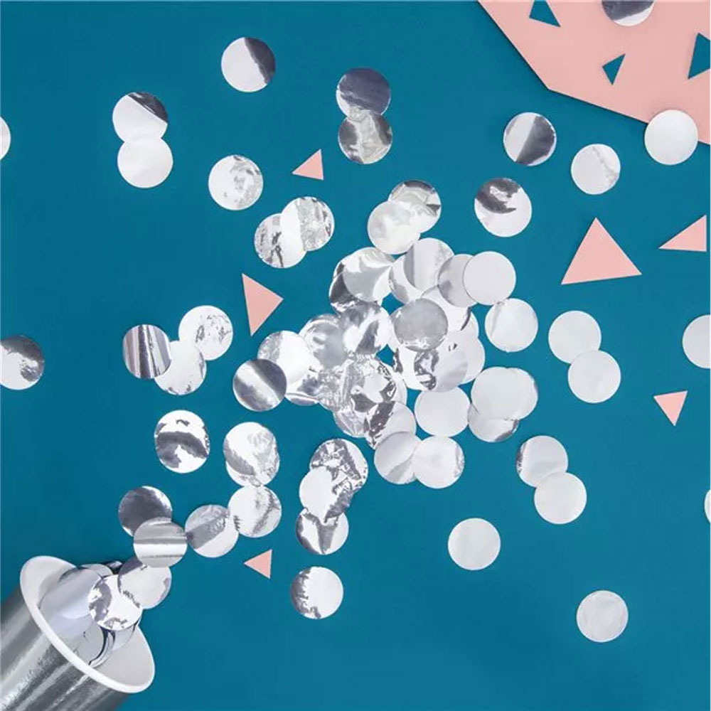 (8g) Ø15mm Konfetti Party Dekoration Runde Streukonfetti Tischdekoration Metallic - Roségold