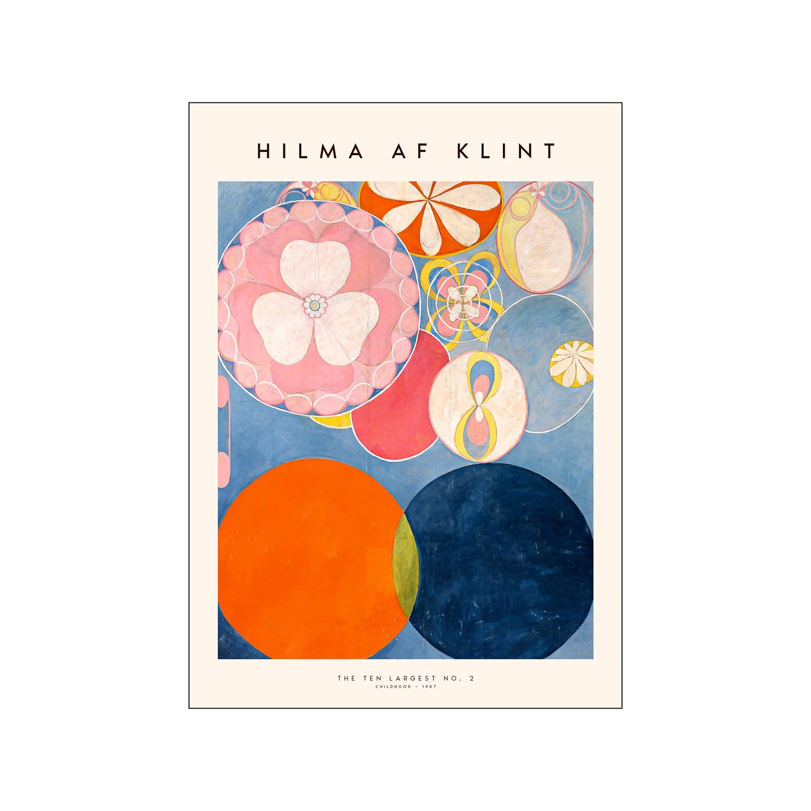 Poster & Frame  Hilma af Klint The Ten Largest no 02 plakat