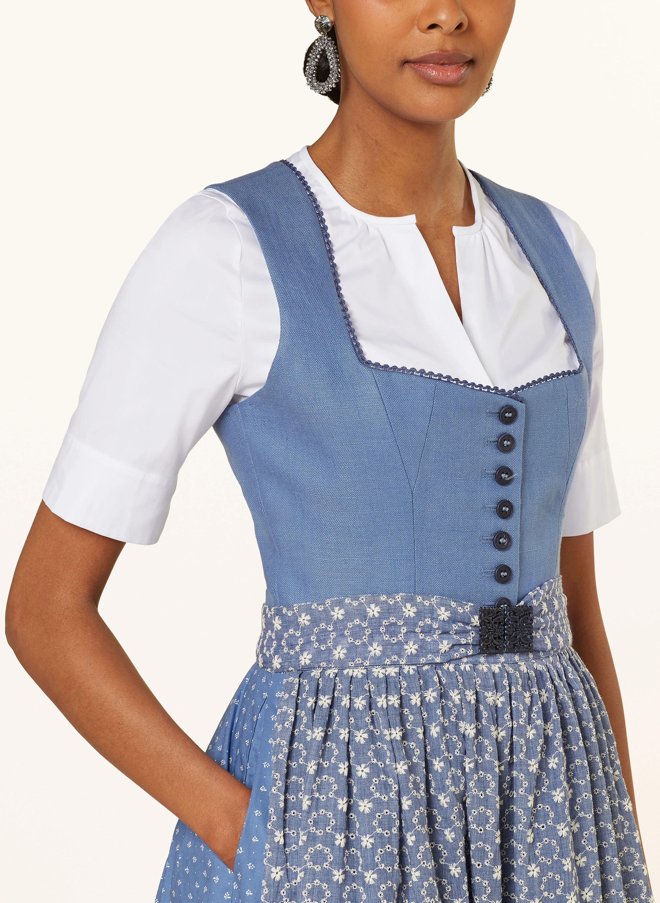 BERWIN & WOLFF Dirndl mit Leinen