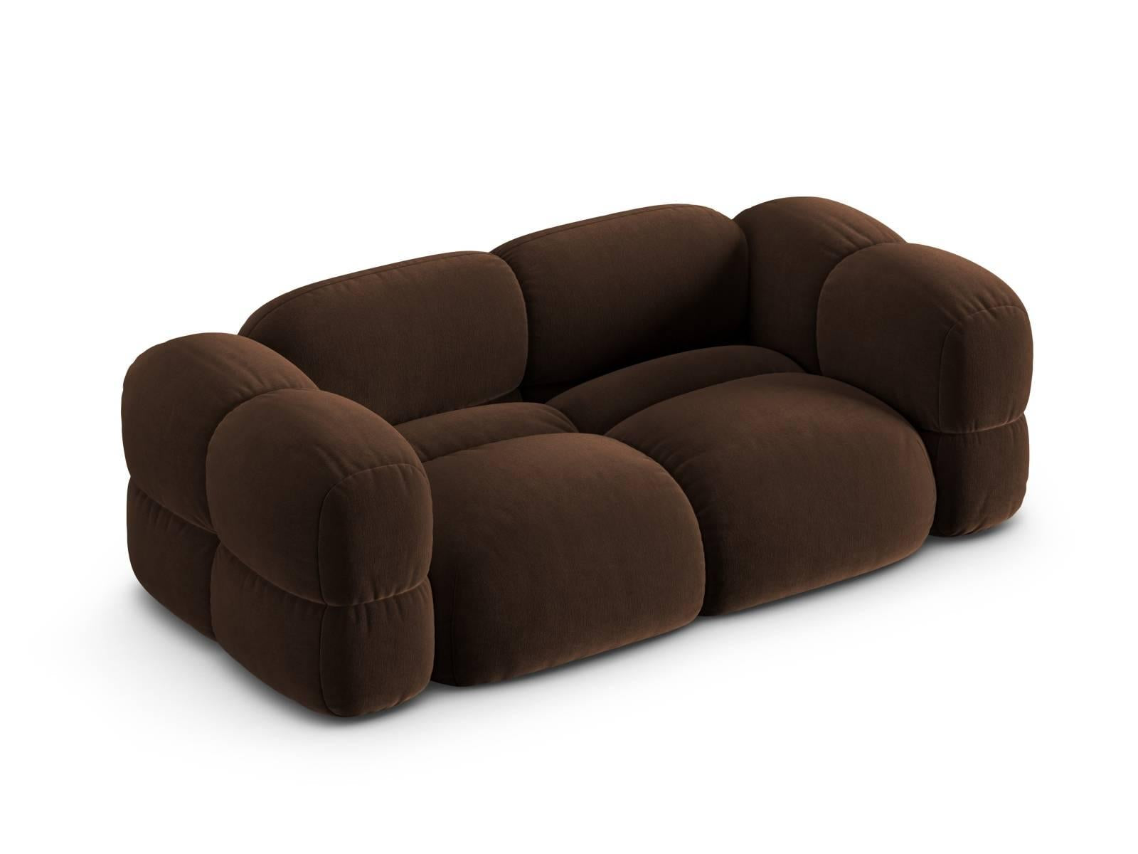 Cosmopolitan Design Loretto 2,5-zitsbank - Chocolade