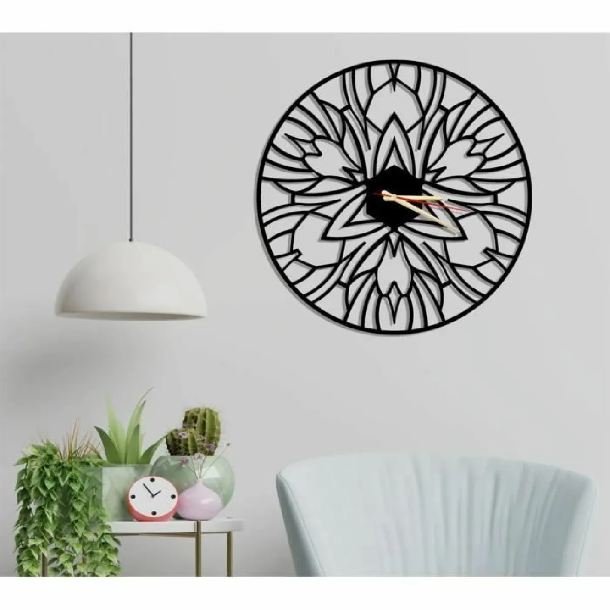 DEKORY Marrakesh Horloge Murale Vintage - 50 cm