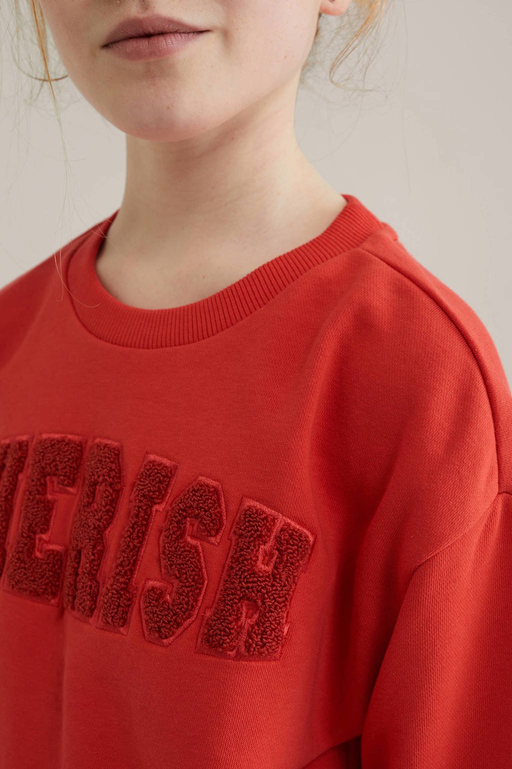 WE Fashion sweater rood