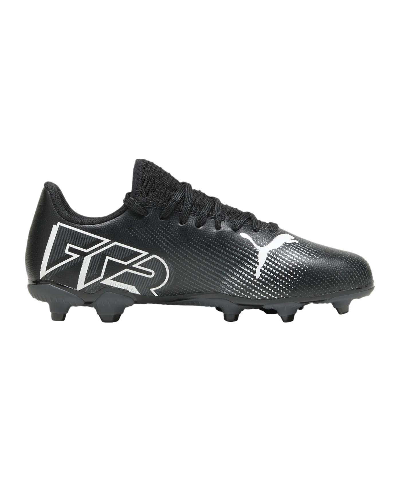 PUMA FUTURE 7 Play FG/AG Eclipse Jr Kids Schwarz Weiss F02