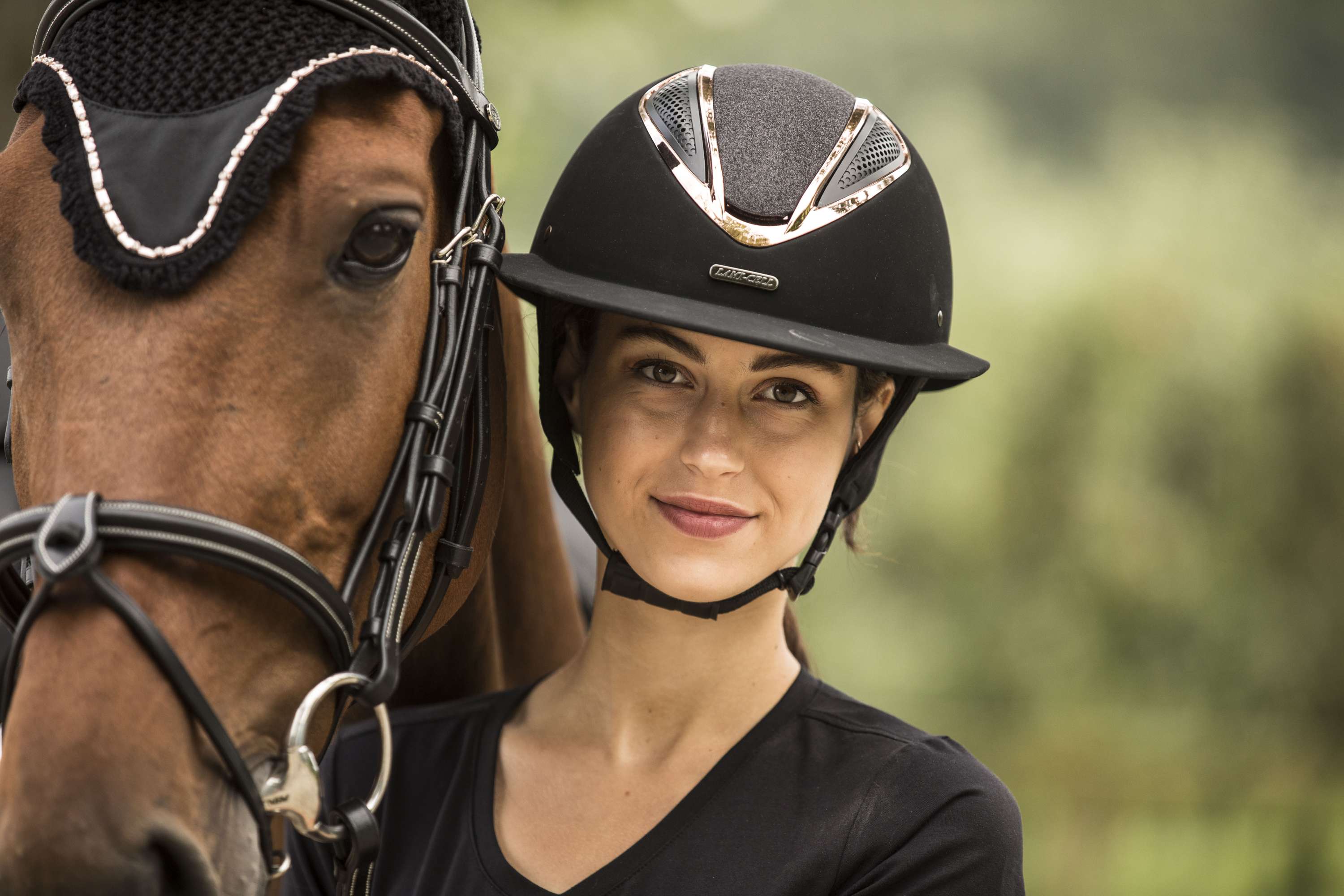 Lami-Cell Cap Artemis Zwart/Champagne