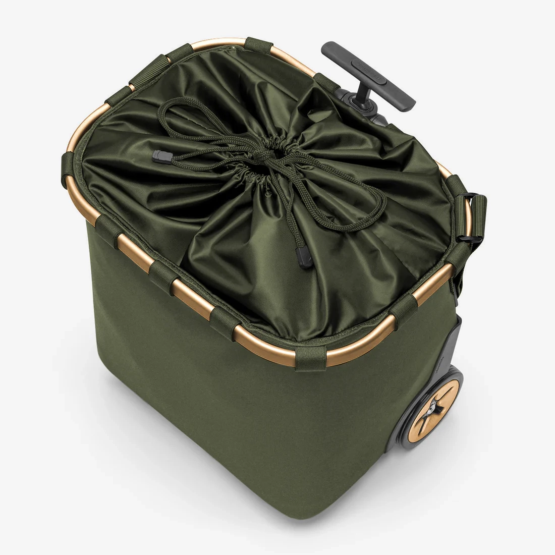 (40l) Carrycruiser Einkaufstasche Trolley Shopping Einkaufswagen mit Rollen   Schultergurt (OE5054) - Forest Gold