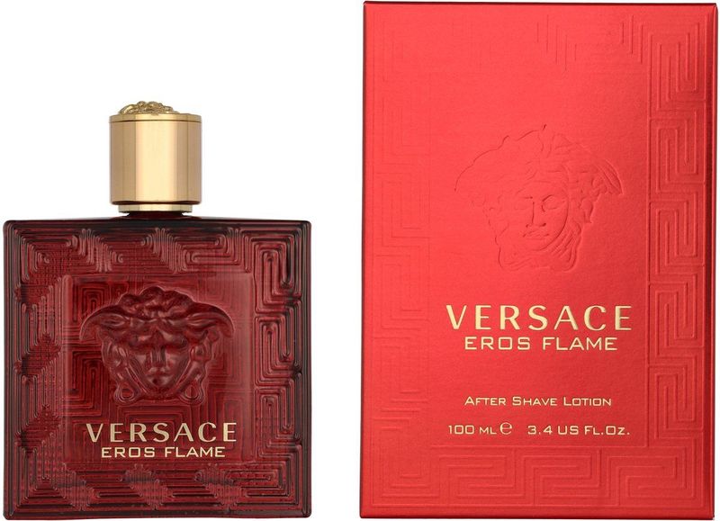 Versace - Eros Flame After Shave Lotion - 100ml - Vloeibare Aftershave
