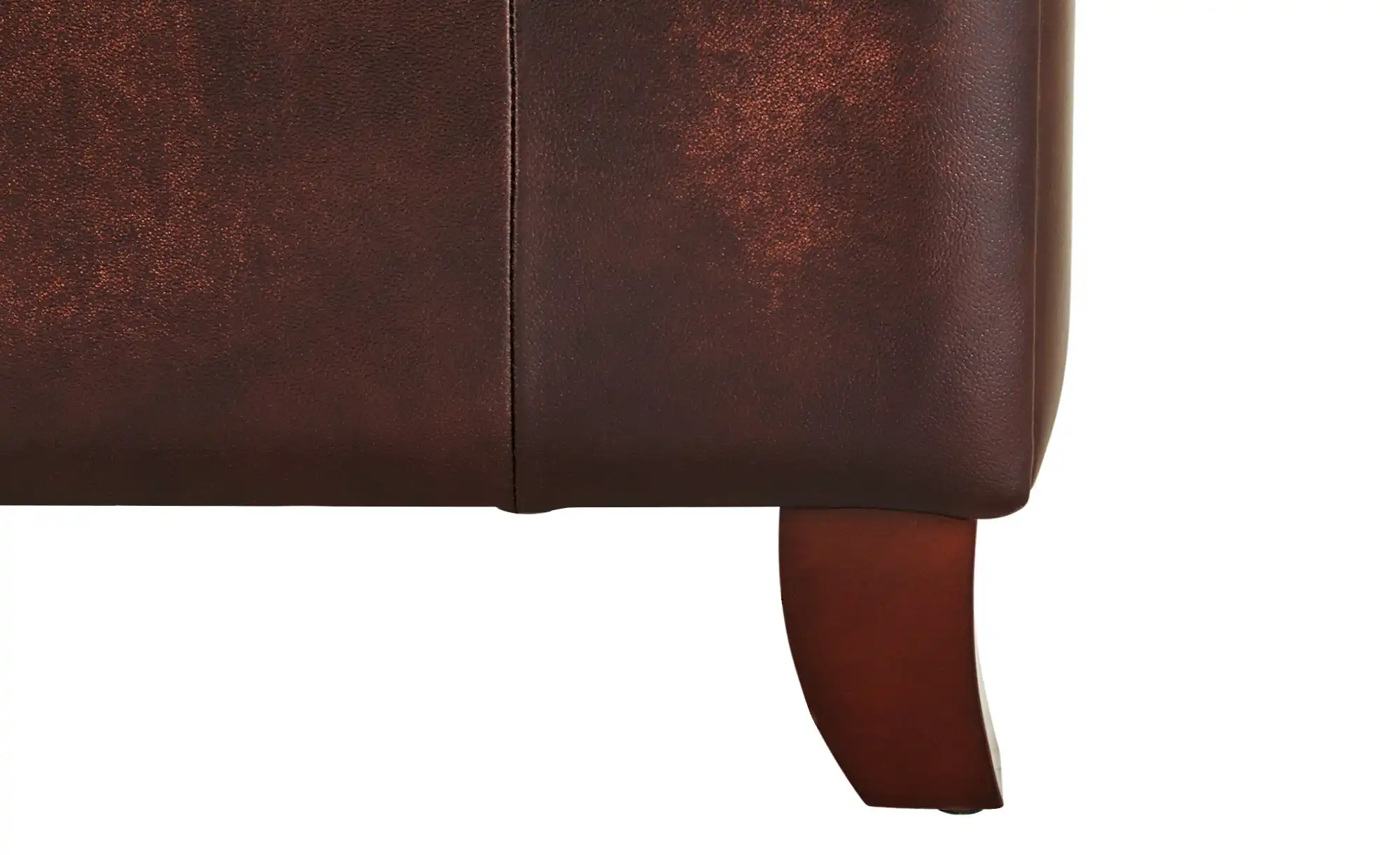 uno Ledersofa im Vintagelook Chesterfield