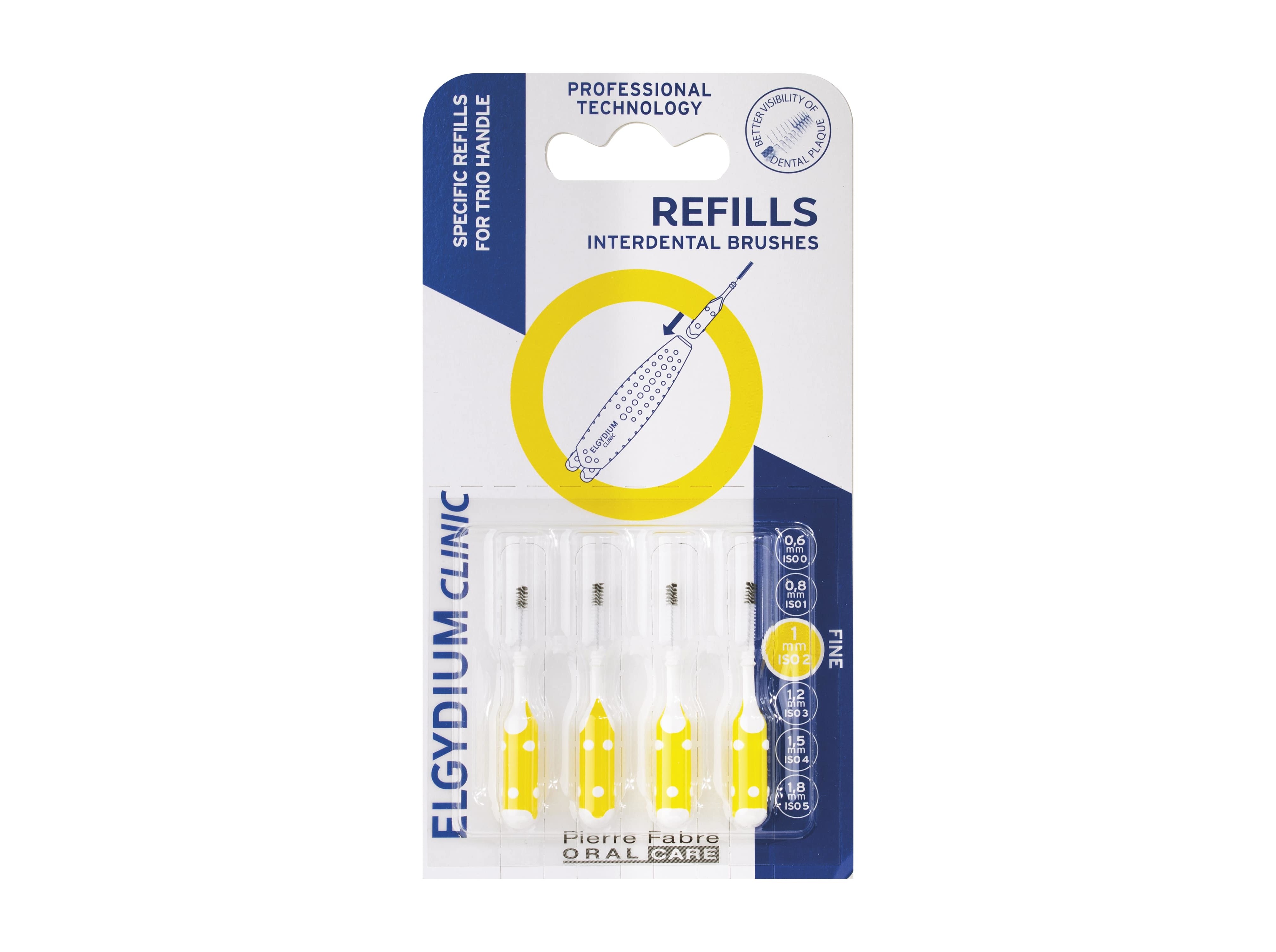 RECARGA ESCOVILHAO ELGYDIUM AMARELO 4UND