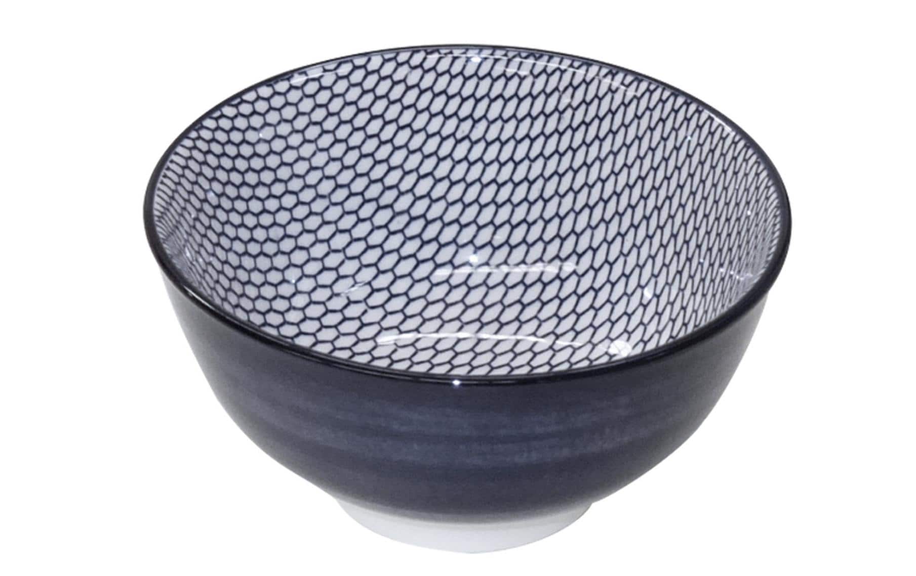 Schale Zen Kacheln Ø 15.5 cm, 1 Stück, Blau/WeissSchüssel
