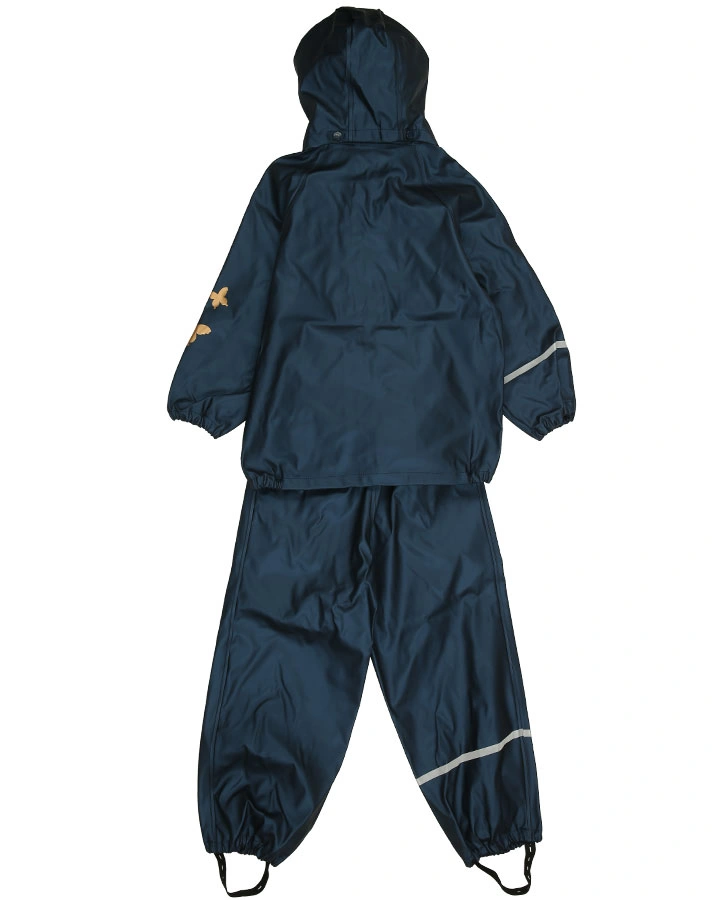 Regenset SCHMETTERLINGE 2-teilig in navy metallic