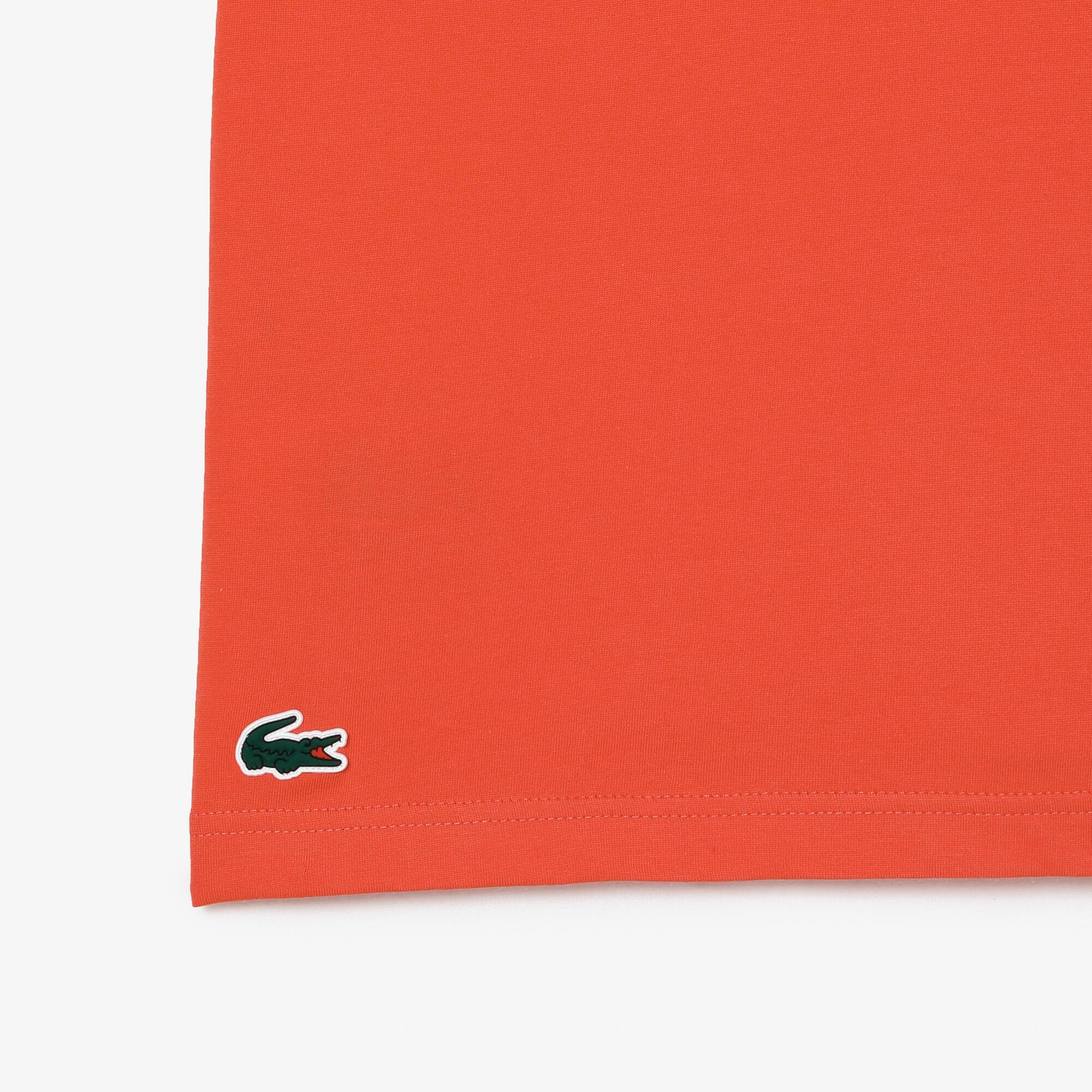 T-shirt homme Lacoste Sport regular fit en coton biologique T-Shirts - Orange - Lacoste - Homme