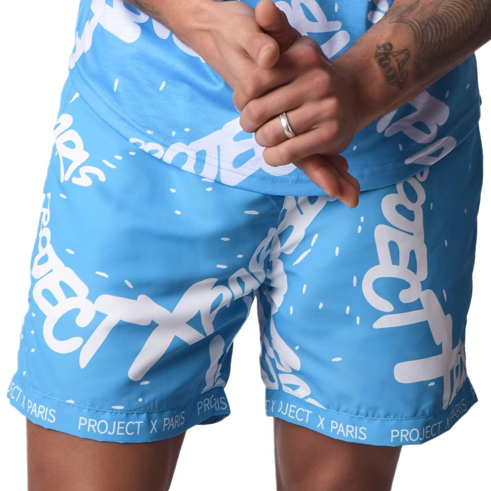 Project X Paris Short De Bain Bleu Homme Project X Paris Short All Overt