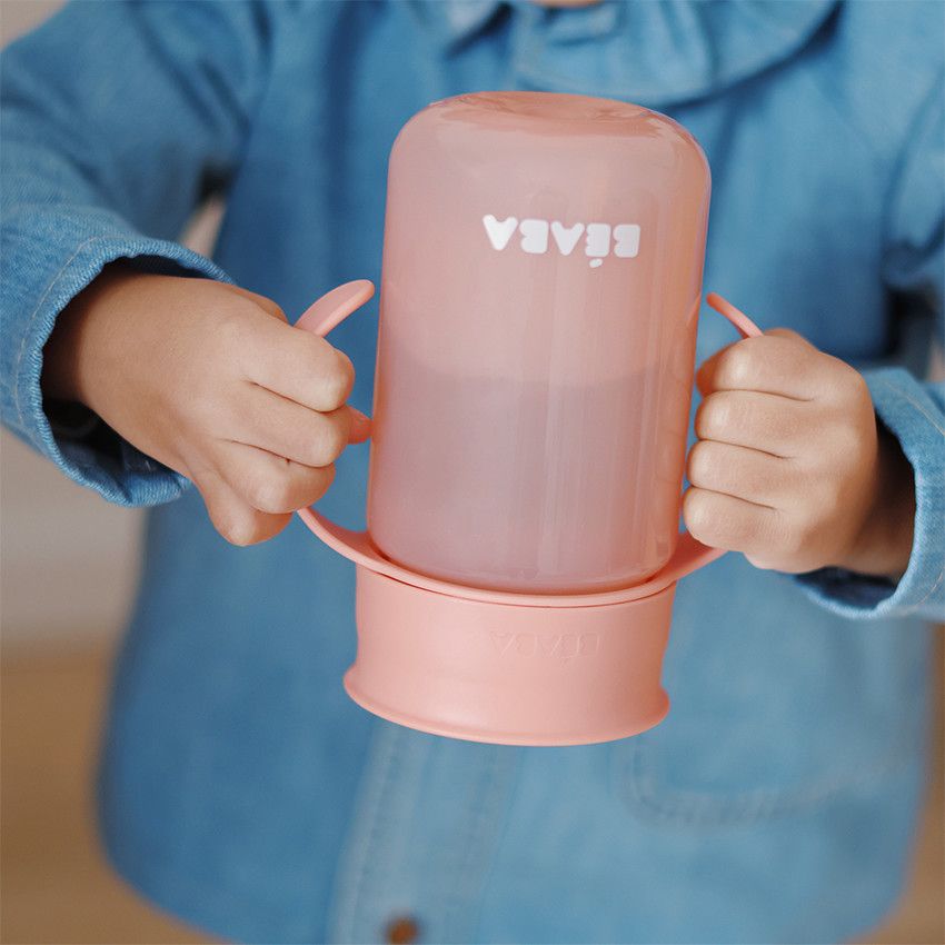 Tasse d'apprentissage 360° rose - Ecru