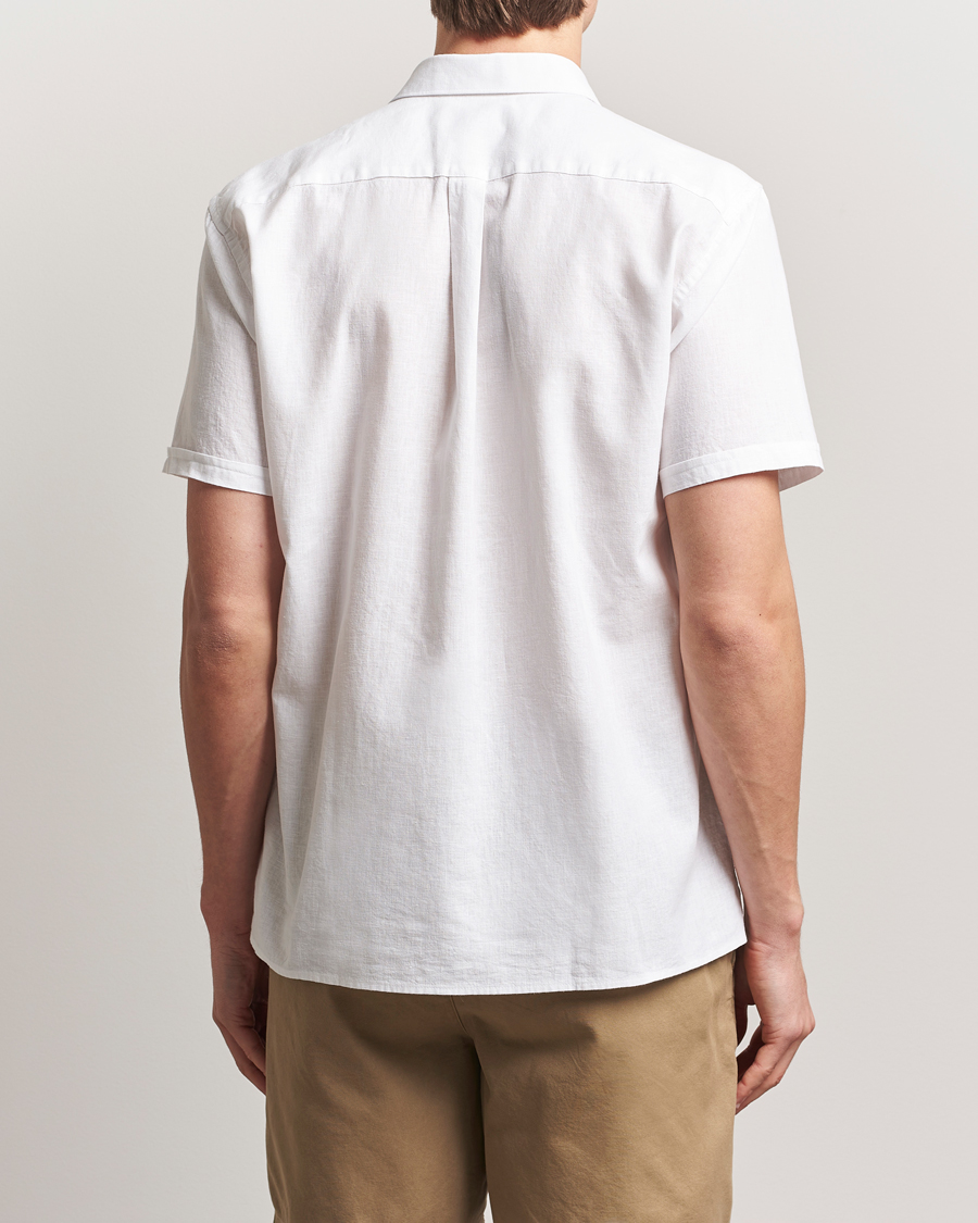 Barbour Lifestyle Nelson Short Sleeve Linen/Cotton Shirt White