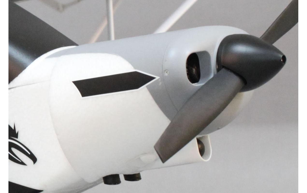 Motorflugzeug Piper PA-18 Super Cub 1700 mm Gyro PNP<br>Piper Buschflieger mit Offroad Fahrwerk und Schwimmer