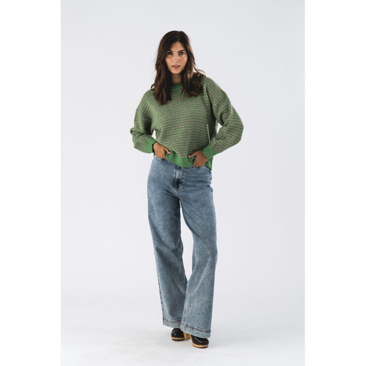 Lollys Laundry TerryLL Knit Jumper LS Green