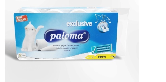 Paloma WC-Papier Closet 3 Laags 8 stuks